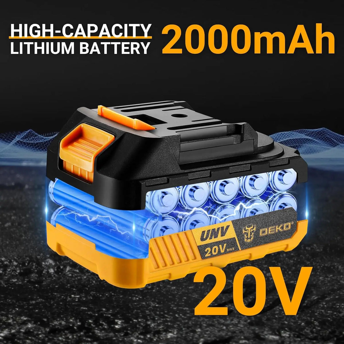 Ponceuse sans fil DEKO Delta 20V